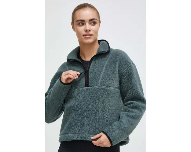 Casall bluza femei, culoarea verde, neted