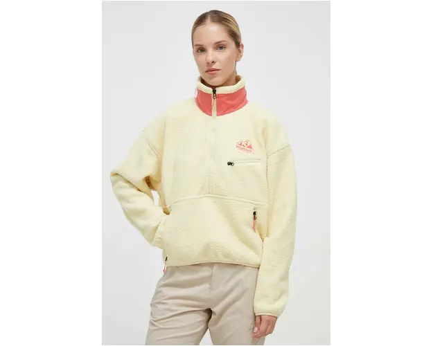 Marmot hanorac '94 E.C.O. culoarea galben, neted