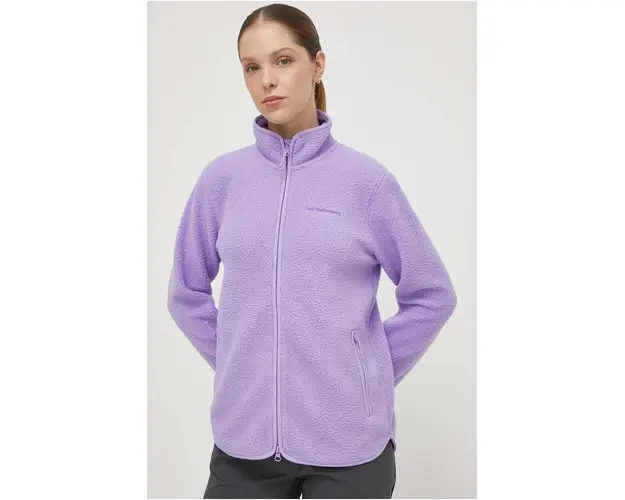 Peak Performance hanorac culoarea violet, neted
