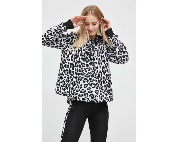 Newland hanorac Tellus culoarea alb, cu gluga, modelator