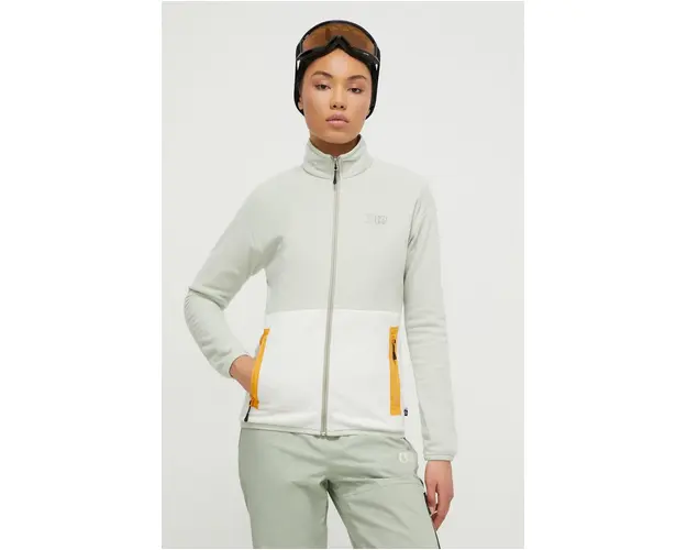 Picture hanorac Teddie culoarea verde, modelator