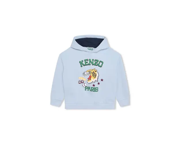 Kenzo Kids bluza copii cu gluga, cu imprimeu