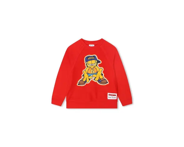 Marc Jacobs bluza copii x Garfield culoarea rosu, cu imprimeu