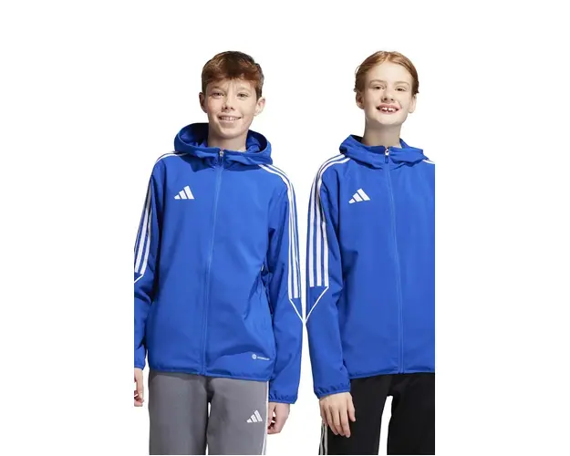 adidas Performance bluza copii TIRO23 L WB Y cu gluga, neted