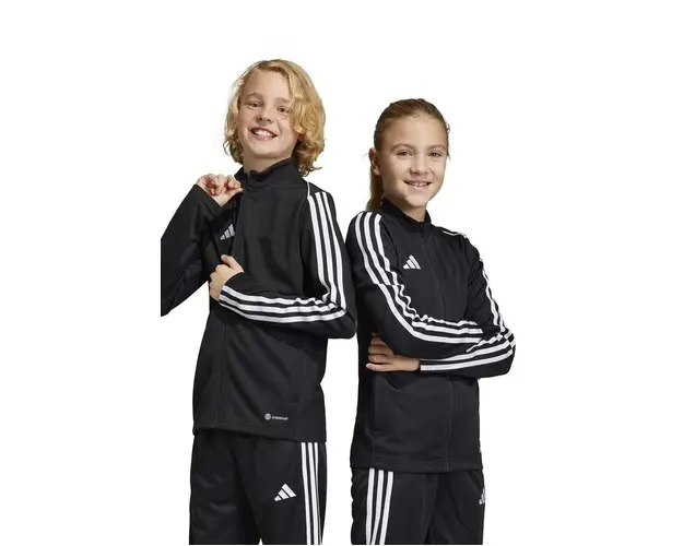 adidas Performance bluza copii TIRO23L TR JKTY culoarea negru, modelator