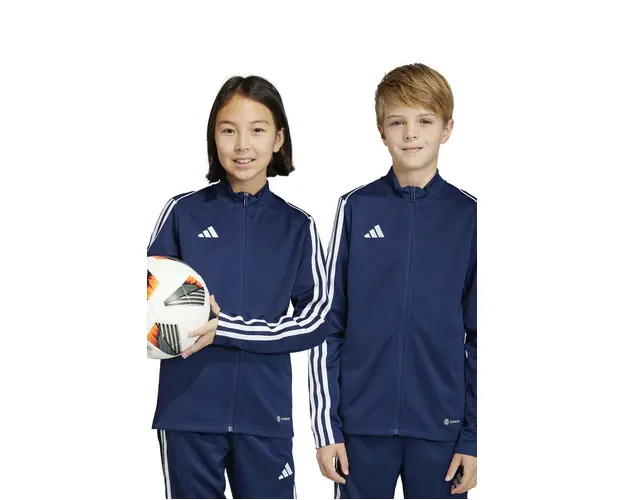 adidas Performance bluza copii TIRO23L TR JKTY culoarea albastru marin, modelator