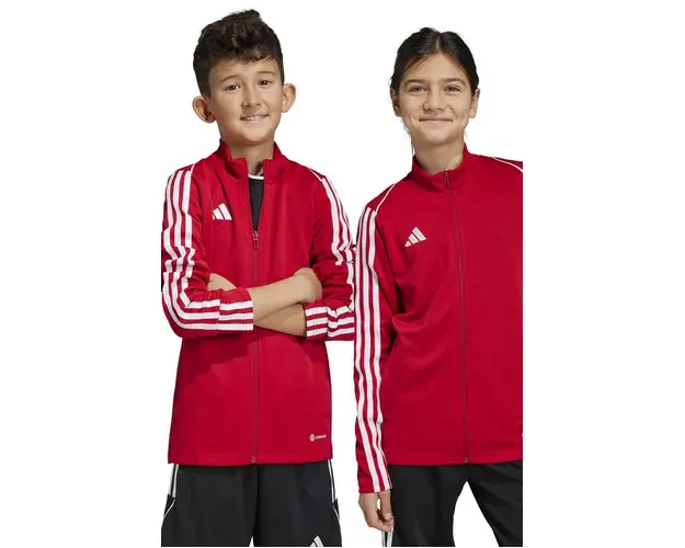 adidas Performance bluza copii TIRO23L TR JKTY culoarea rosu, cu imprimeu