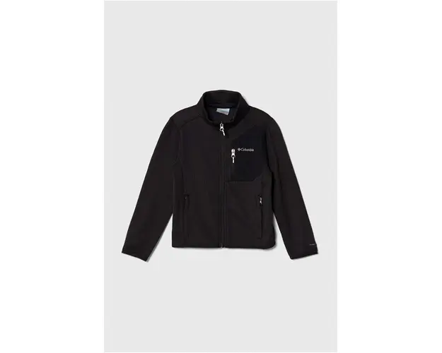 Columbia bluza copii B Triple Canyon Full Zip culoarea negru, neted