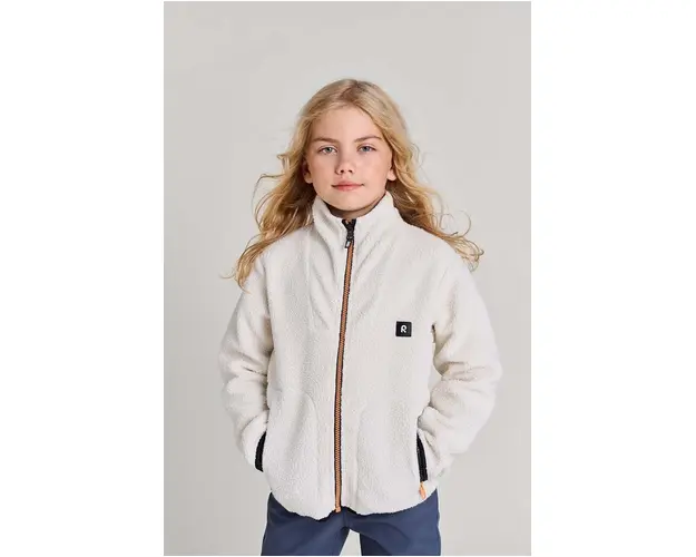 Reima bluza copii Turkki culoarea bej, neted