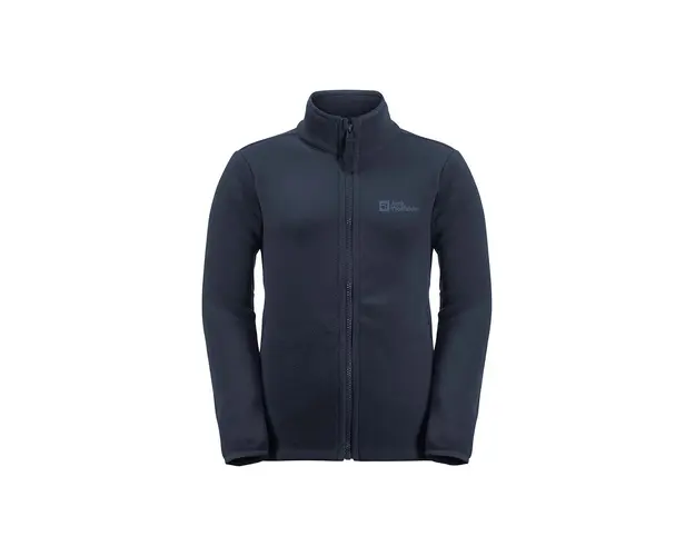 Jack Wolfskin bluza copii TAUNUS JACKET culoarea negru, neted