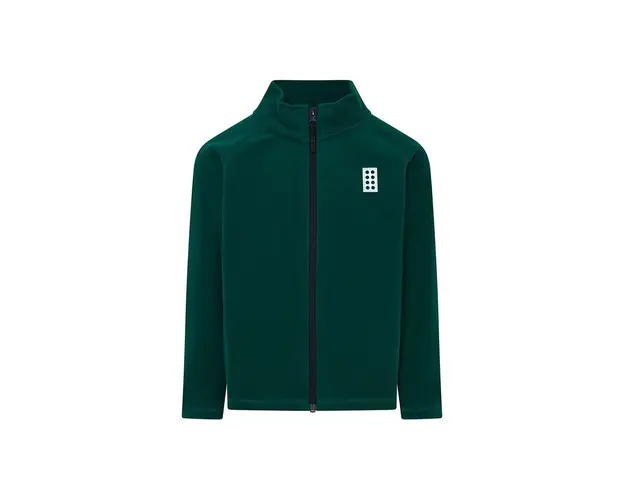 Lego bluza copii culoarea verde, neted