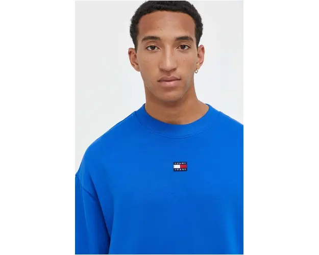 Tommy Jeans hanorac de bumbac barbati, neted