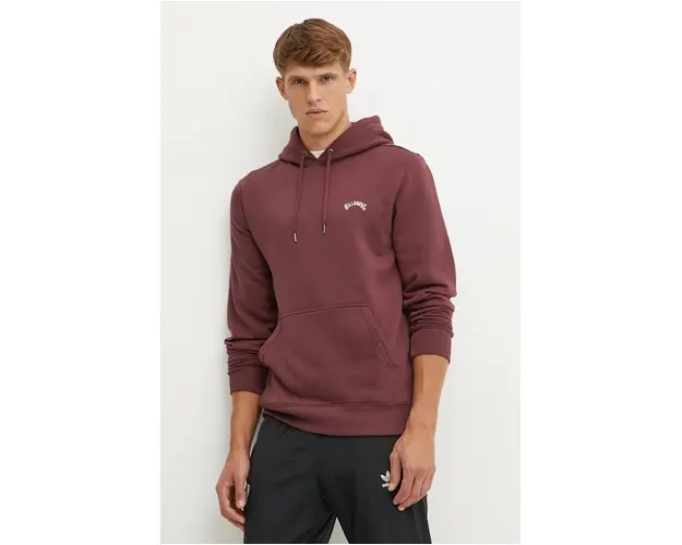 Billabong bluza barbati, culoarea roz, cu gluga, melanj