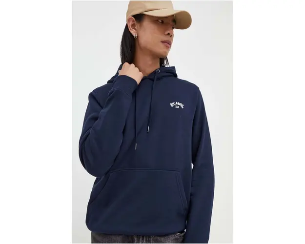 Billabong bluza barbati, culoarea albastru marin, cu gluga, melanj