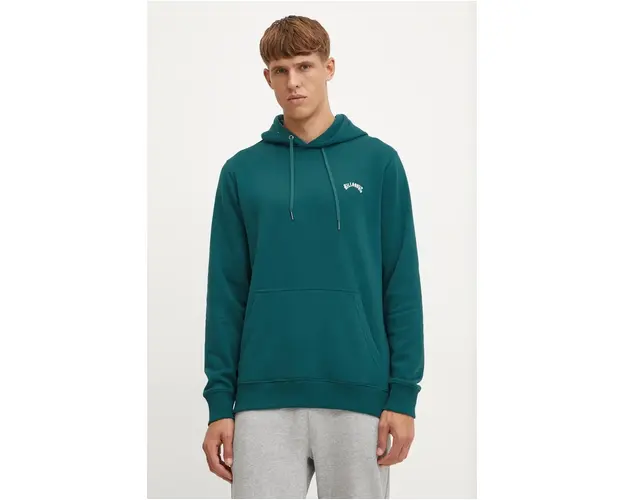 Billabong bluza barbati, culoarea turcoaz, cu gluga, melanj