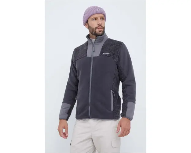 Columbia hanorac Winter Pass Tech culoarea gri, modelator