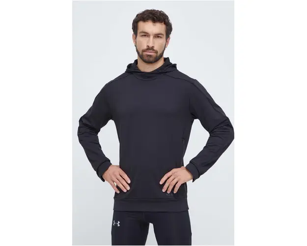 adidas Performance hanorac de antrenament culoarea negru, cu gluga, cu imprimeu