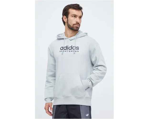 adidas bluza barbati, cu gluga, cu imprimeu