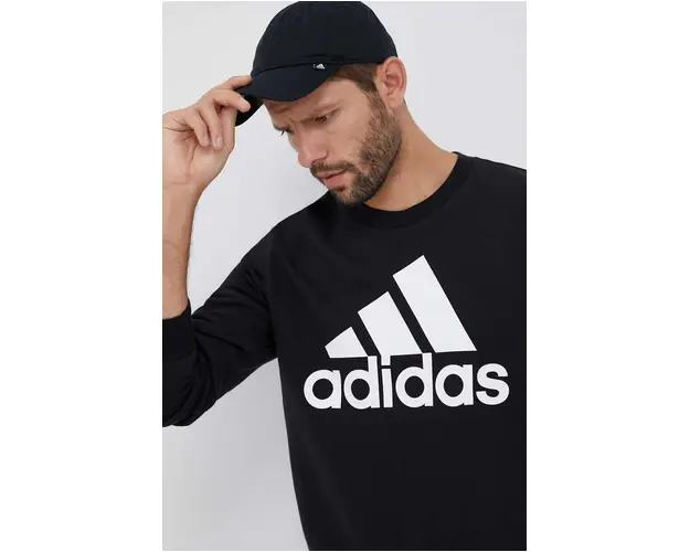 adidas bluza barbati, culoarea negru, modelator