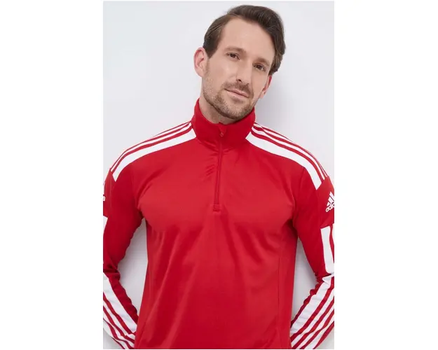 adidas Performance hanorac de antrenament Squadra 21 culoarea rosu, cu imprimeu