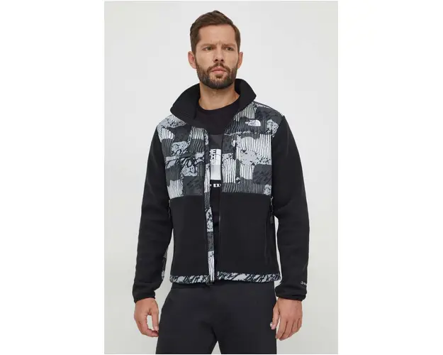 The North Face bluza barbati, culoarea negru, modelator