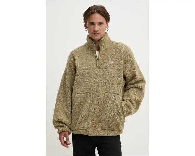 Dickies bluza barbati, culoarea verde, neted