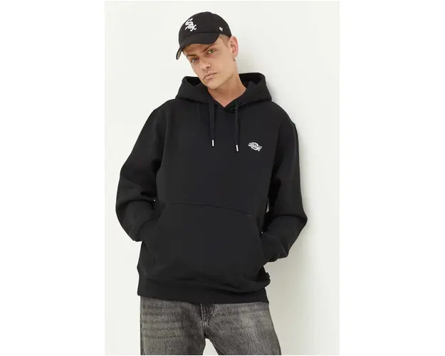 Dickies bluza barbati, culoarea negru, cu gluga, neted