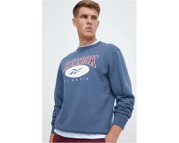 Reebok Classic bluza barbati, cu imprimeu