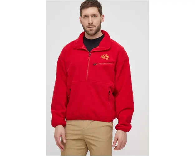 Marmot hanorac ’94 E.C.O. culoarea rosu, cu imprimeu