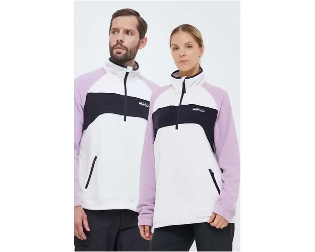 Quiksilver hanorac Powder Chaser culoarea alb, modelator