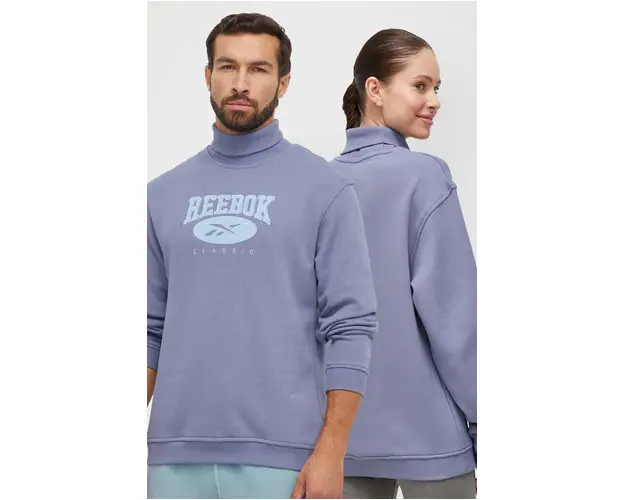 Reebok Classic hanorac de bumbac cu imprimeu