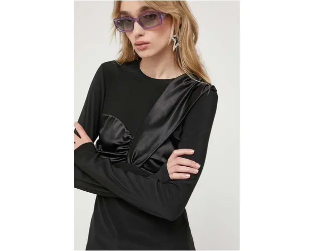 Stine Goya bluza culoarea negru, neted