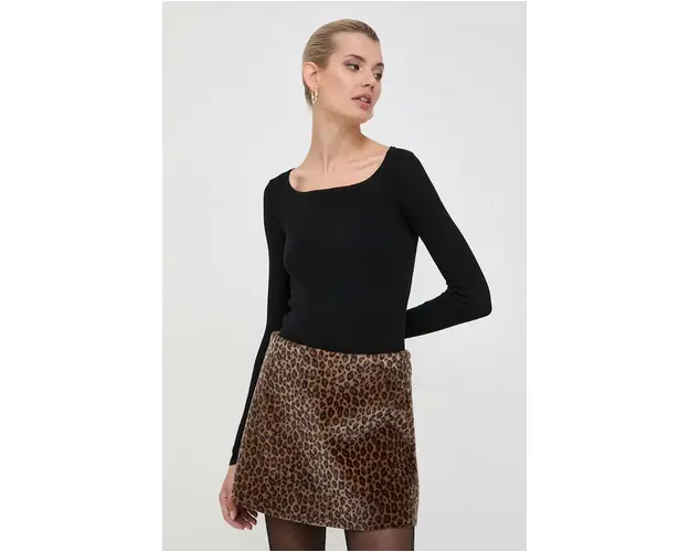 Marella pulover femei, culoarea negru, light