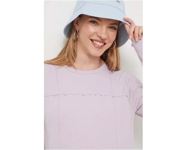 Vans longsleeve femei, culoarea violet