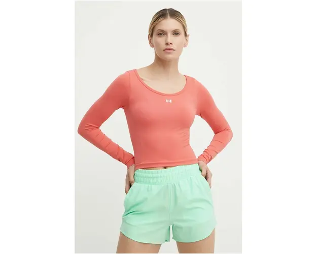 Under Armour maneca lunga de antrenament Train Seamless culoarea portocaliu, 1379150