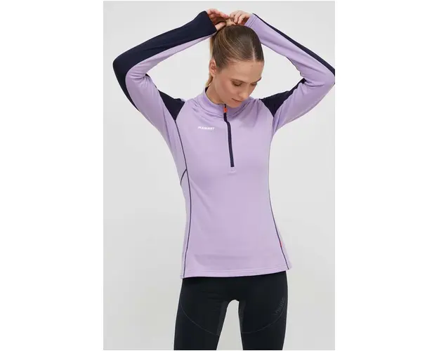 Mammut hanorac Aenergy culoarea violet, neted