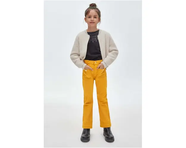 Mayoral longsleeve copii culoarea galben