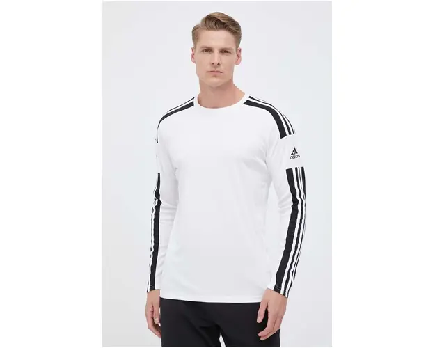 adidas Performance maneca lunga de antrenament Squadra 21 culoarea alb, cu imprimeu