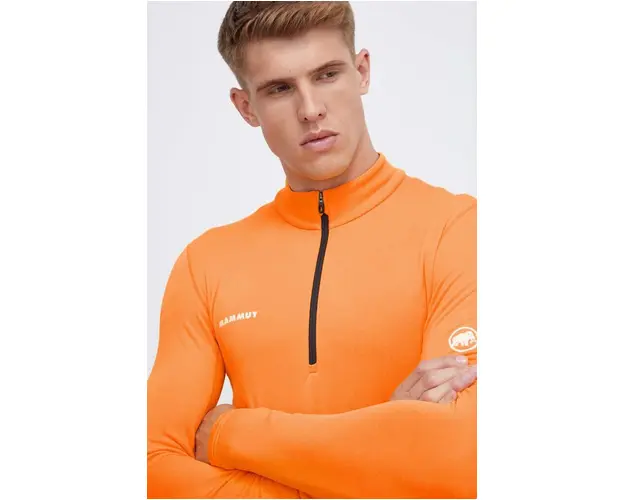 Mammut hanorac Aenergy ML Half Zip culoarea portocaliu, neted