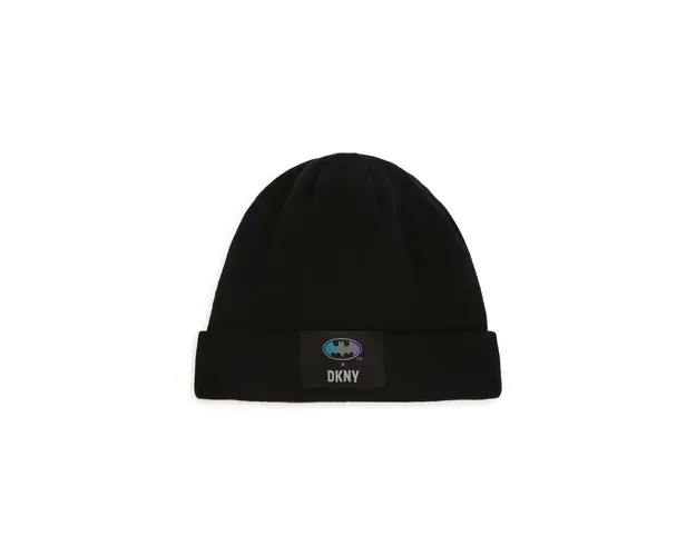 Dkny caciula de bumbac pentru copii culoarea negru