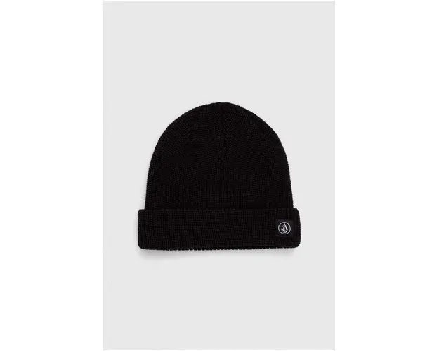 Volcom caciula culoarea negru, din tricot gros