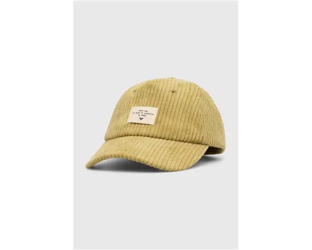 Roxy sapca culoarea verde, cu imprimeu
