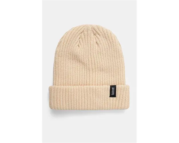 Bomboogie caciula culoarea bej, din tricot gros