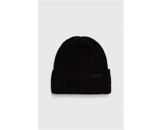 Columbia caciula Agate Pass culoarea negru, din tricot gros, 2053181