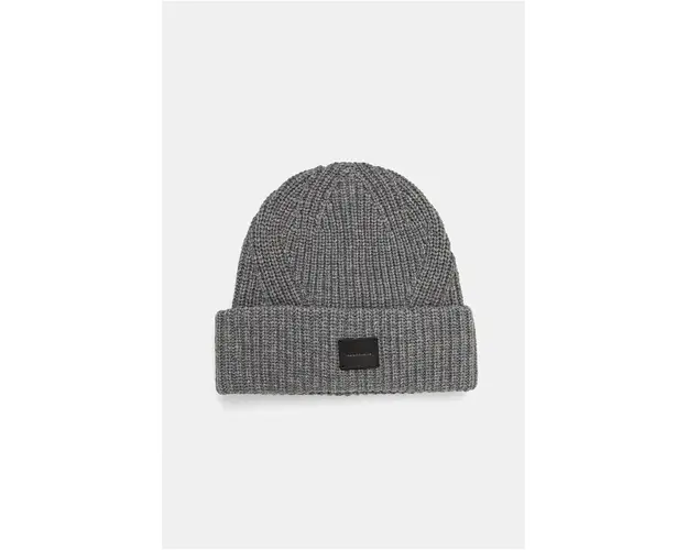 AllSaints caciula din amestec de lana culoarea gri