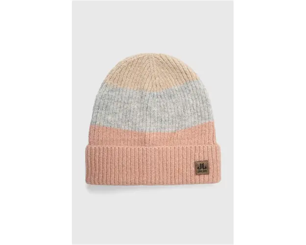 Jail Jam caciula din amestec de lana culoarea roz