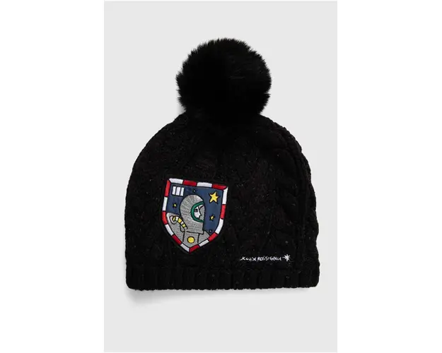 Rossignol caciula din amestec de lana JCC culoarea negru, din tricot gros