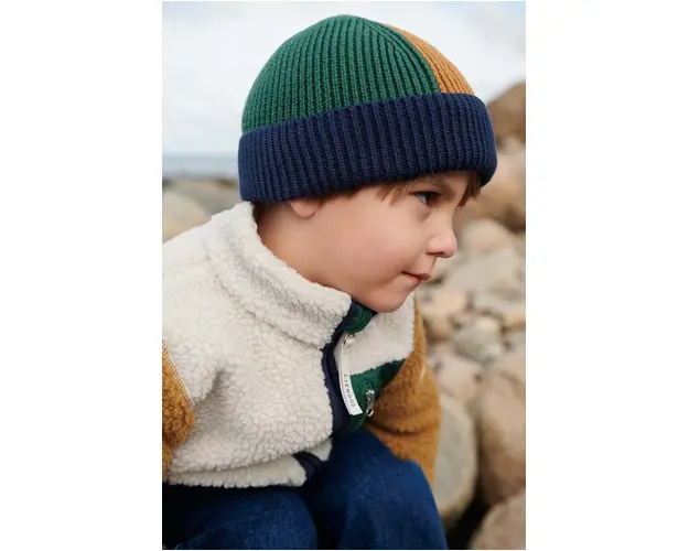 Liewood caciula de bumbac pentru copii culoarea verde, bumbac