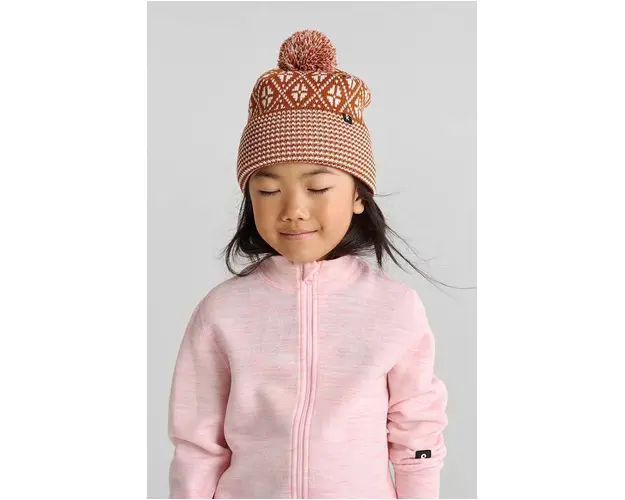 Reima sapca de lana pentru copii Kuurassa culoarea maro, de lana