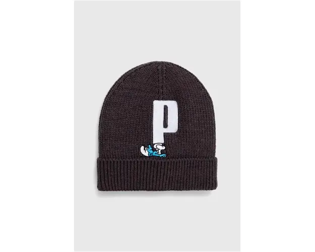 Puma caciula copii x THE SMURFS Beanie culoarea gri